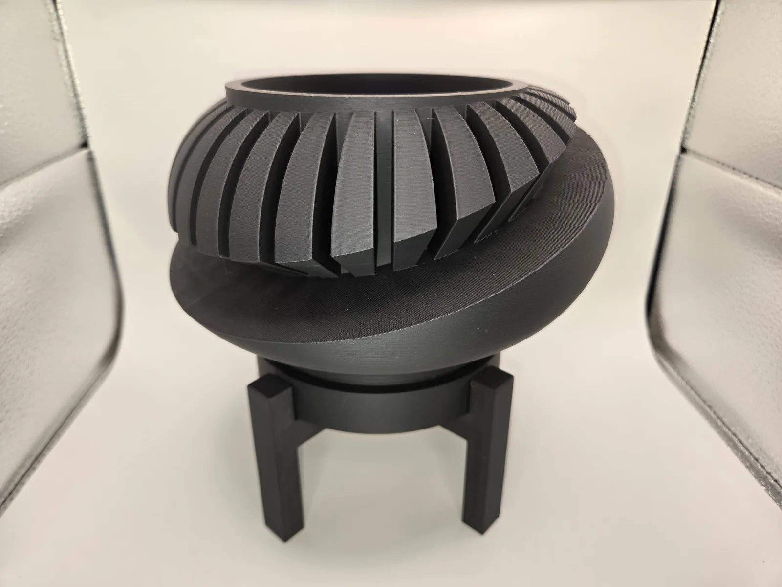 Luxar Planter, a real finished print photographed in our studio