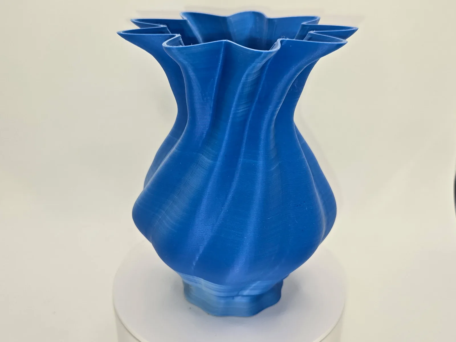 Star Burst Vase, a real finished print photographed in our studio