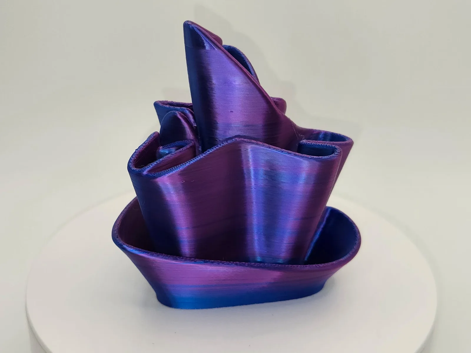Terrace Cascade Planter, a real finished print photographed in our studio